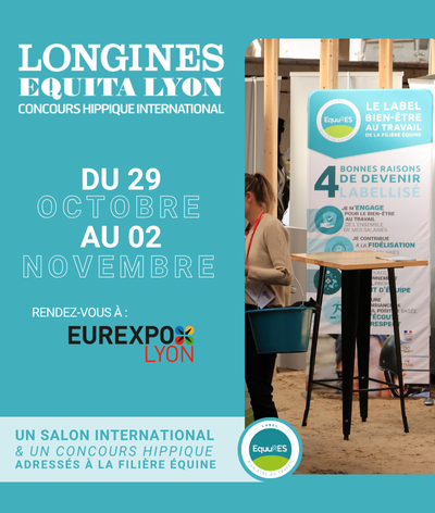 Le label EquuRES Bien-être au Travail à Equita Lyon 2025